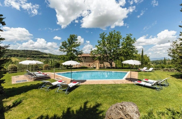 Casa de campo para familias con piscina cerca de Montepulciano. A / C y Wi-Fi