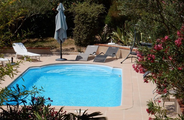 pisc tranquila Villa con encanto calentado entre el mar y Verdon ideal 2 familias