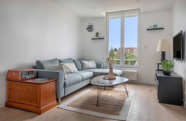 Casa familiar a 400 m del mar para 8, Pornic