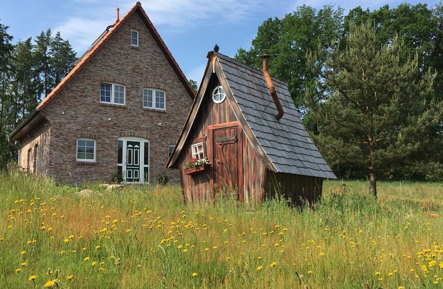 Vacaciones familiares en el brezal de Lüneburg