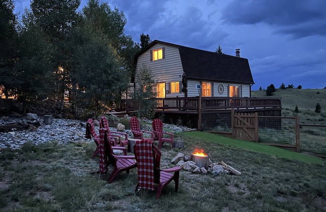 Fenced in Mountain Cabin. Welcome to Camp Loon.