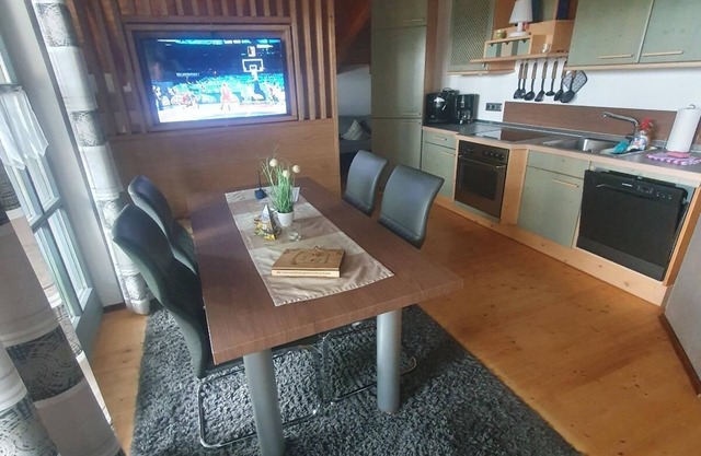 Casa de vacaciones en el Parque Nacional de la Bahía. Bosque. Zona de sauna en la casa.