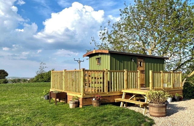 Fernlea Luxury Shepherds Hut - Sleeps 2 & Hot Tub