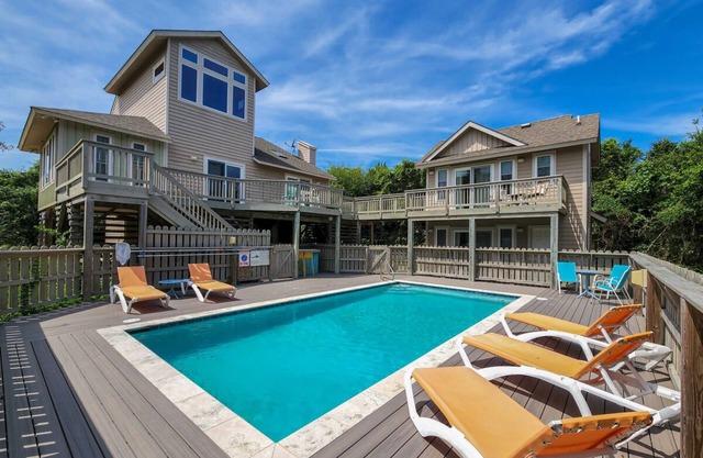Enjoy Unique Relxation at this wonderful beach home with panoramic ocean views!