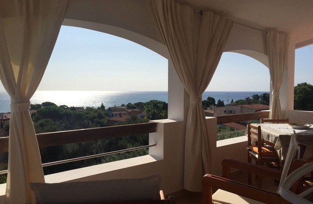 Apartamento en primera planta con porche con vistas al mar PORTO COLUMBU