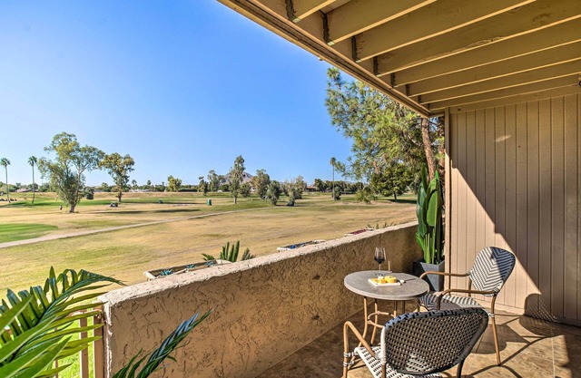 First-Floor Condo w/ Golf Course Views & Pool!