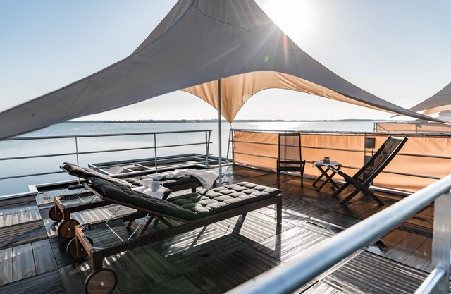 casa flotante de vacaciones en el lago - Gaviota 3
