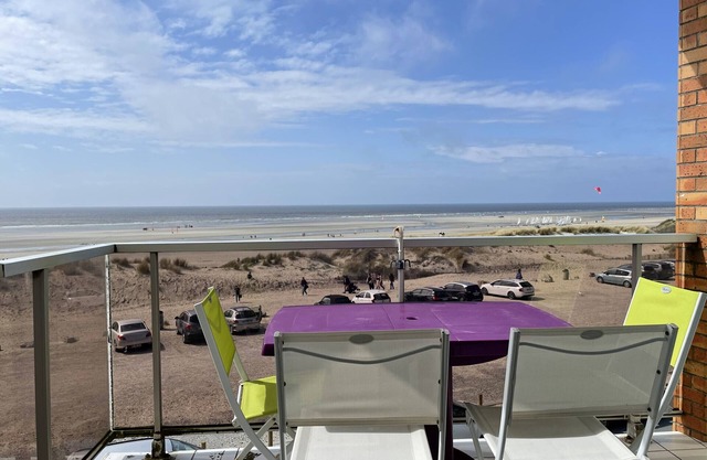 Fort-Mahon-Plage: Estudio con balcón, totalmente equipado, parking privado