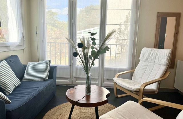 Fouesnant, beautiful apartment 4 people 50 m from the beach of Cap Coz