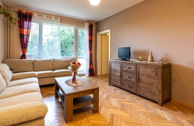 four-room apartment with parking and balcony