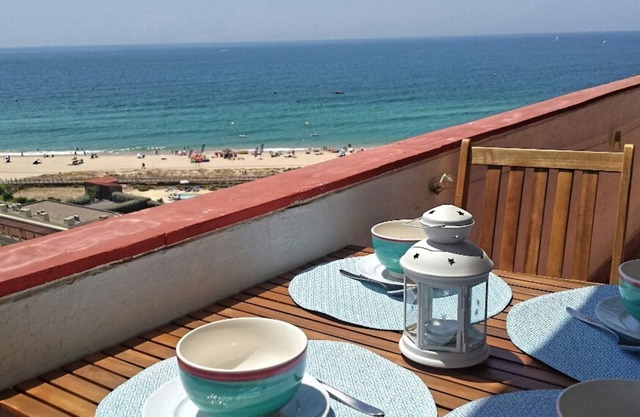 playa vista frontal en Alvor