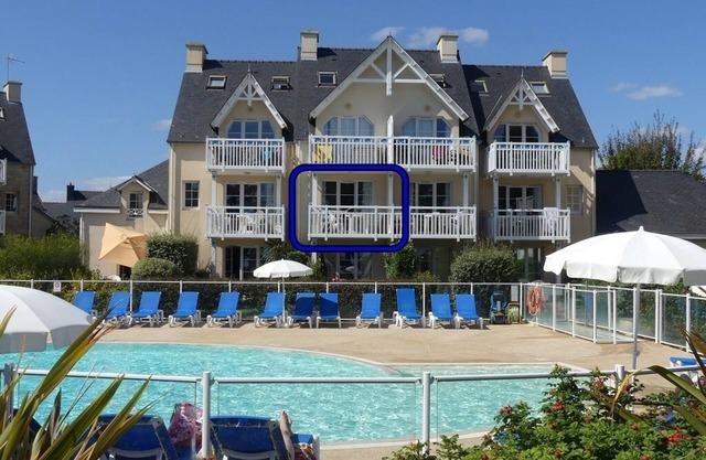 Apartamento 4 personas - Frente a la playa de Cap Coz - Orientación sur - Piscina climatizada