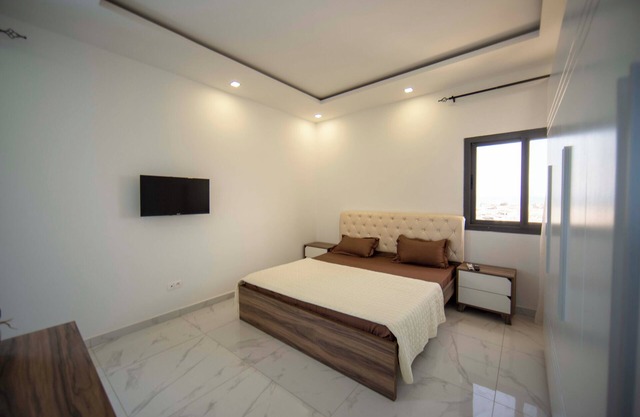 Furnished apartment on 6th floor (sea view) Building with lift