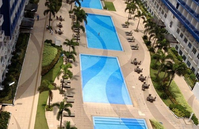 Condominio amueblado en el mar Residences Across Mall of Asia con cable y Wi-Fi