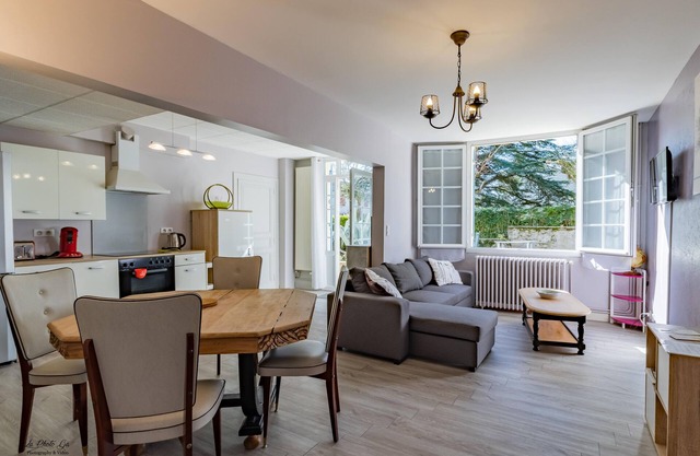 Appartement Les Fleurs situado en el corazón del Périgord, cerca de Bergerac.