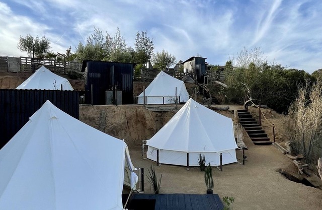Glamour camping a 2 min de Vinicola y restaurantes