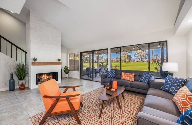 Gorgeous updated home with great views of the golf course and mountains.