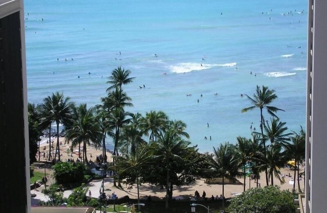 Gran vista al mar / 500 pies a la playa de Waikiki, $ 150 / nt