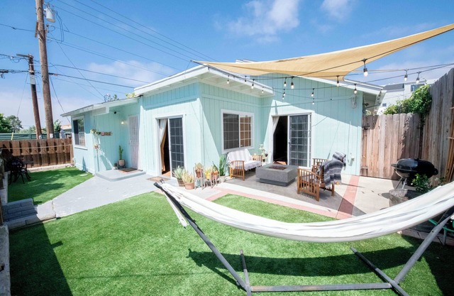 Groovy Beach Bungalow w/ Yard, FirePit & Parking