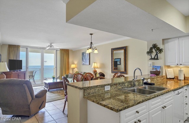 Gulf Front Condo in PCB, FL. 2 bedroom 2 bath with one set of bunks