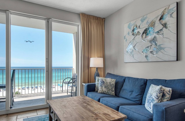 Gulf View Condo at Majestic Sun | Steps to Private Beach + Pools!