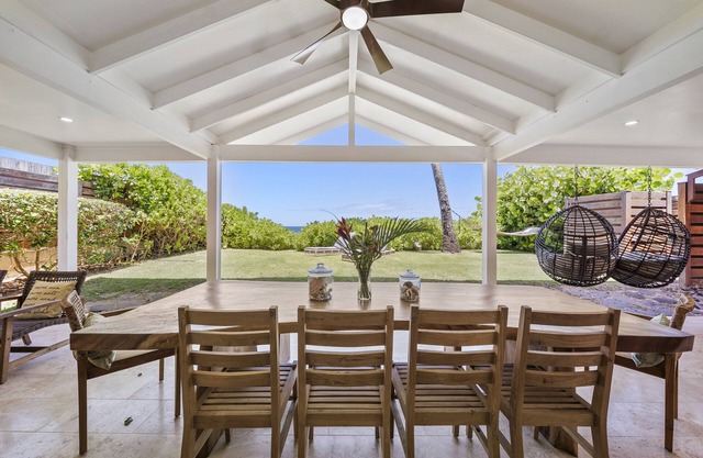 Hale Nalu (Lower Level) by Gather: Oceanfront w/ Lanai, Grill & Views