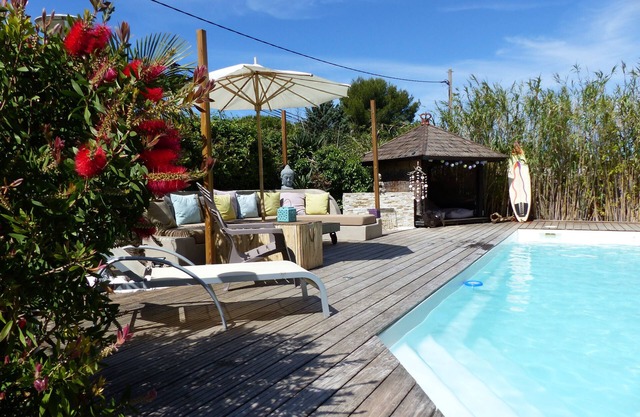 arquitecto villa, aire acondicionado, tranquila, piscina privada, jardín bien sea (Cassis, Aix)