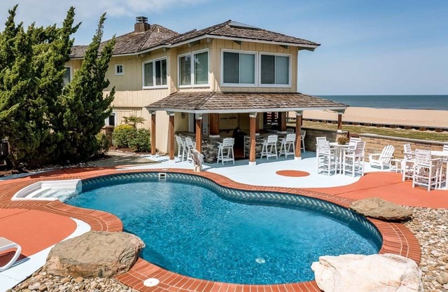 Palacio hawaiano | Frente al mar | Piscina privada, jacuzzi