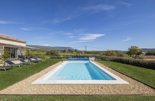 Heated pool villa