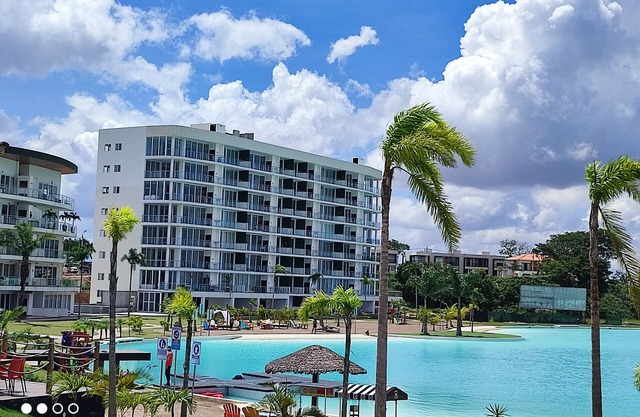Hermoso departamento en un paraíso tropical con vista a la playa en Santa Cruz