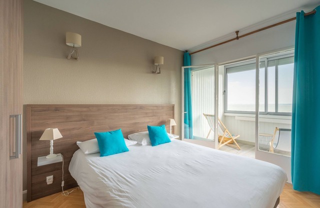Apartamento vacacional "Mer Beau Rivage" cerca de la playa con terraza privada y Wi-Fi