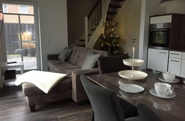 Holiday home with private beach