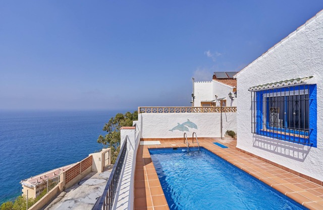 Casa de vacaciones 'Casa Vistamar' con vistas al mar, piscina privada y Wi-Fi