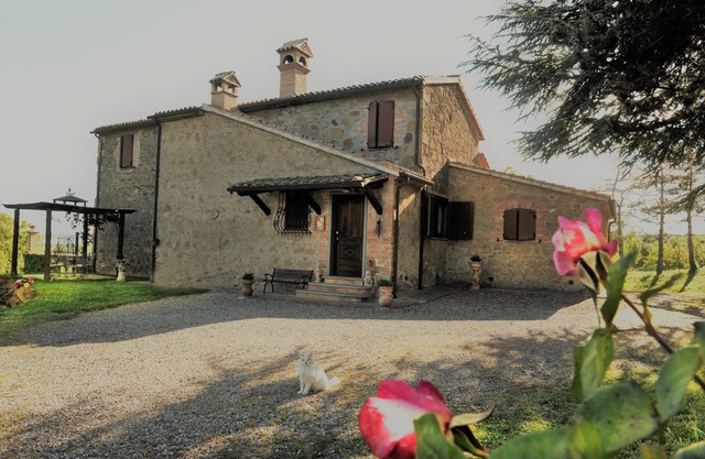 casa de vacaciones con vistas al lago de Bolsena