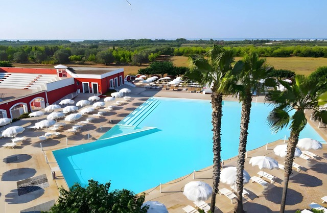 Casa de vacaciones 'Mery Villaggio Chiusurelle' con terraza privada, jardín y aire acondicionado