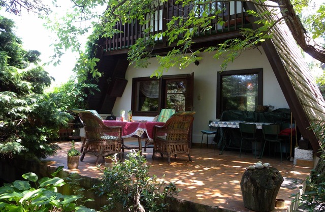 Casa vacacional con terraza