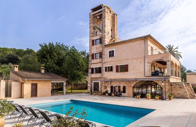 Casa de vacaciones "Sa Mina" con jardín, piscina, terrazas, aire acondicionado y WiFi