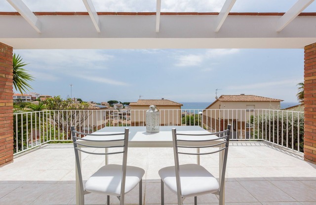 Casa de vacaciones 'Villa Grau' con vistas al mar, Wi-Fi y aire acondicionado
