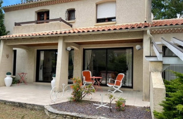 Casa de vacaciones 'Villa Entre Océan Et Pinède' con terraza privada, jardín privado y Wi-Fi
