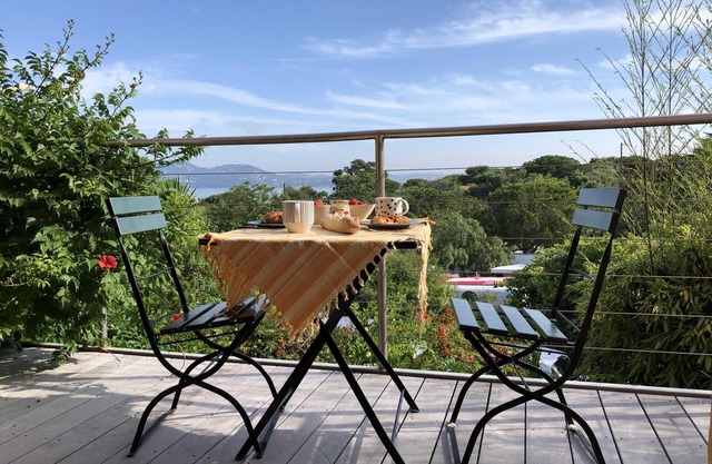 Casa de vacaciones en Giens con una vista fantástica sobre la bahía de Almanarre