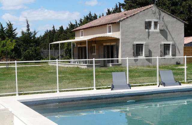 Casa con aire acondicionado y piscina en Fontvieille, Alpilles 8 personas