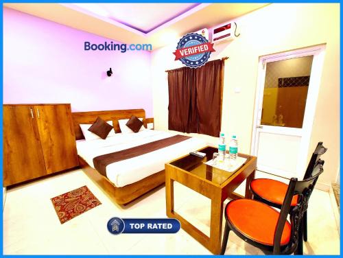 Hotel Inn Blue Sagar -Lift & Parking Facilities - Room Service & Restaurant - Garden - free wifi - Boutique Collection and Unique Room Decoration # Best Hotel In Puri