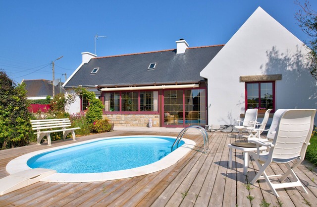 Casa con piscina para 6 personas