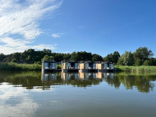 Houseboat in azy near Lake Jamno