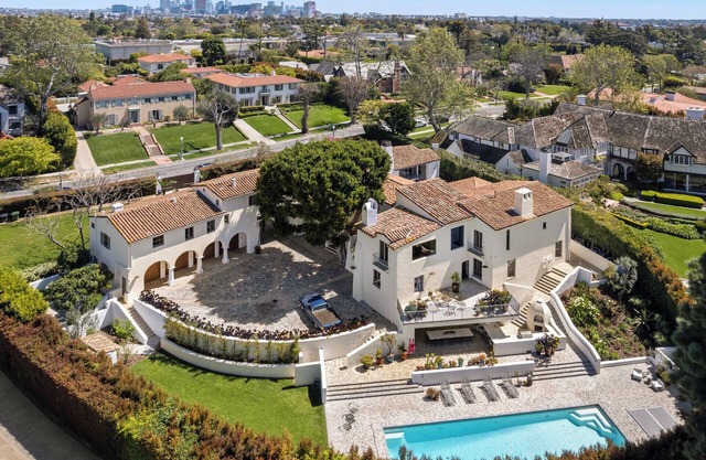 Howard Hughes Estate -Spanish Revival Gem w/ Pool, Wine Cellar & Guest House