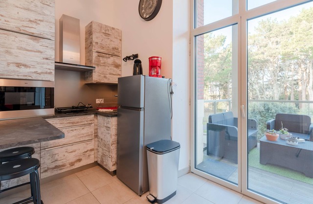 Appartement moderne proche de la mer en résidence