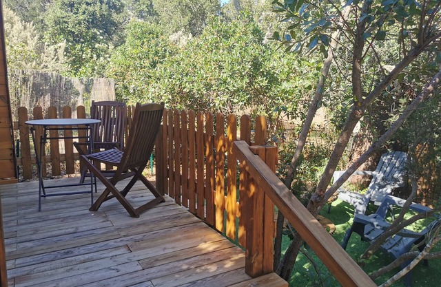 "The pampa cabin" cosy, cozy and intimate wooden cocoon in Porto-Vecchio