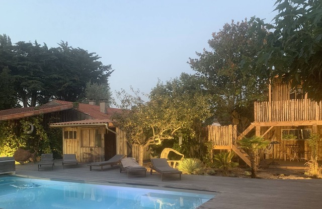The Casa Familiale with swimming pool