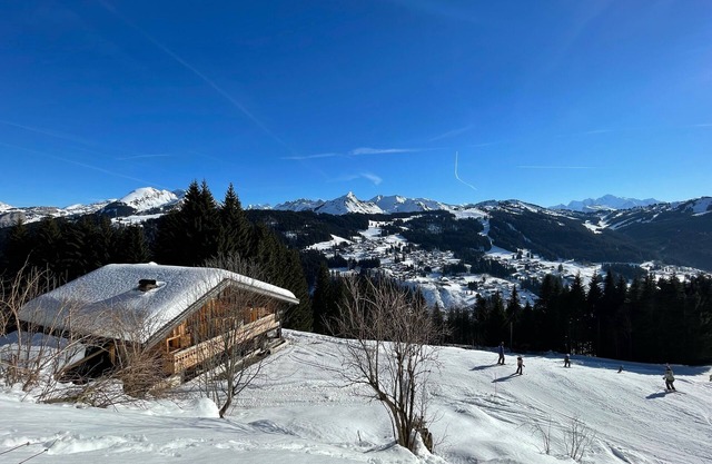 Gran chalet de lujo con acceso directo a las pistas de esquí con SPA + vista excepcional del Mont Blanc