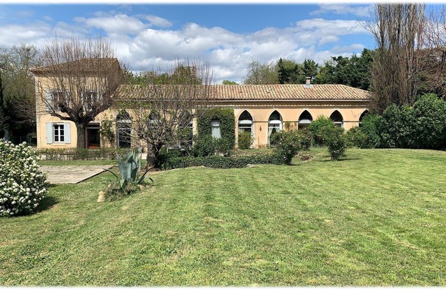 La Filature Magnanerie 6 bedrooms swimming pool private park